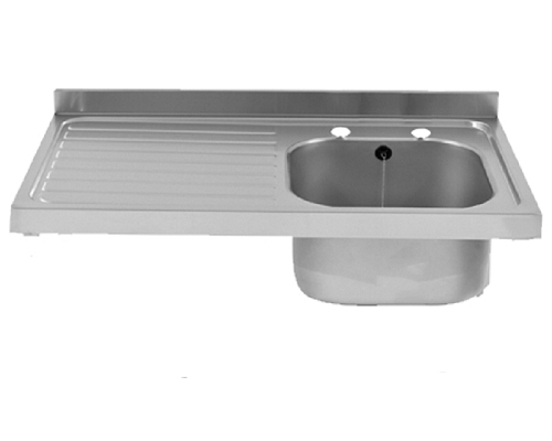 Franke Sissons Catering Sink Only with Left Hand Drainer, 1000x600